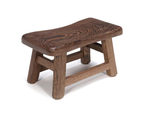 Wenge Wood Stool, Children's Wooden Stool, Shoe-changing Stool, Solid Wood low Stool, Sofa Stool, Dining Table Stool-artworkcanvas