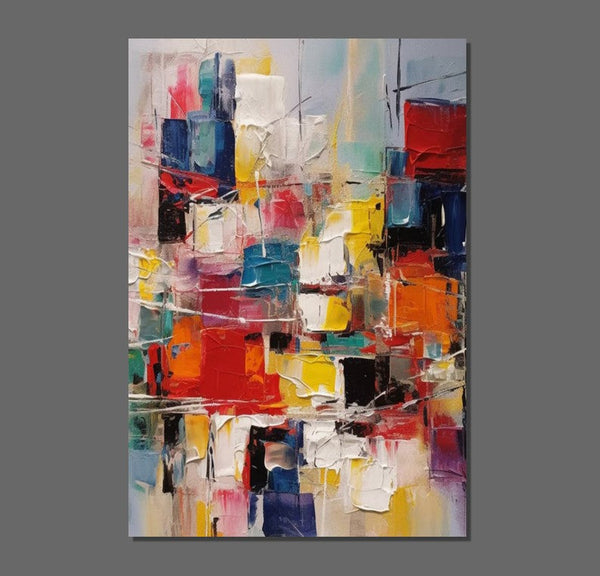 Hand Painted Canvas Art, Palette Knife Paintings, Modern Paintings for Living Room, Simple Painting Ideas for Bedroom-artworkcanvas