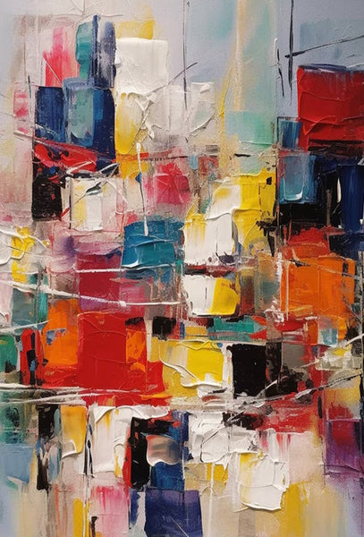Hand Painted Canvas Art, Palette Knife Paintings, Modern Paintings for Living Room, Simple Painting Ideas for Bedroom-artworkcanvas