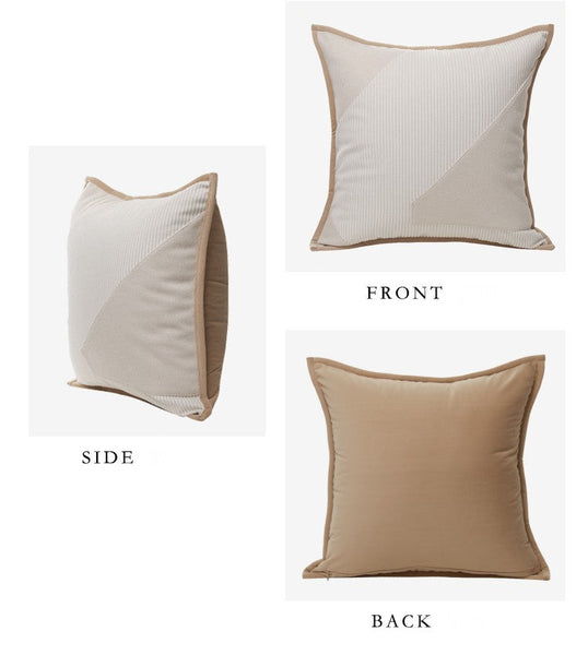 Simple Decorative Throw Pillows, Large Modern Throw Pillows for Couch, Modern Throw Pillow for Interior Design, Contemporary Modern Sofa Pillows-artworkcanvas