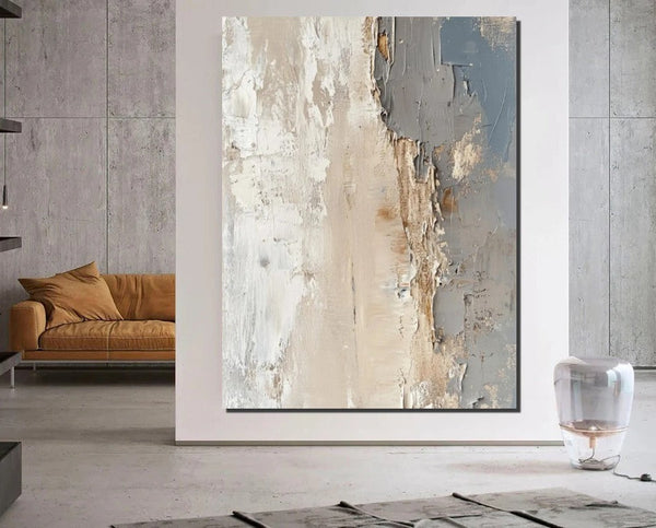 Palette Knife Paintings, Hand Painted Canvas Art, Modern Paintings for Living Room, Simple Painting Ideas for Bedroom