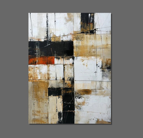 Contemporary Wall Painting, Acrylic Painting for Dining Room, Living Room Wall Painting, Modern Artwork, Large Canvas Painting-artworkcanvas