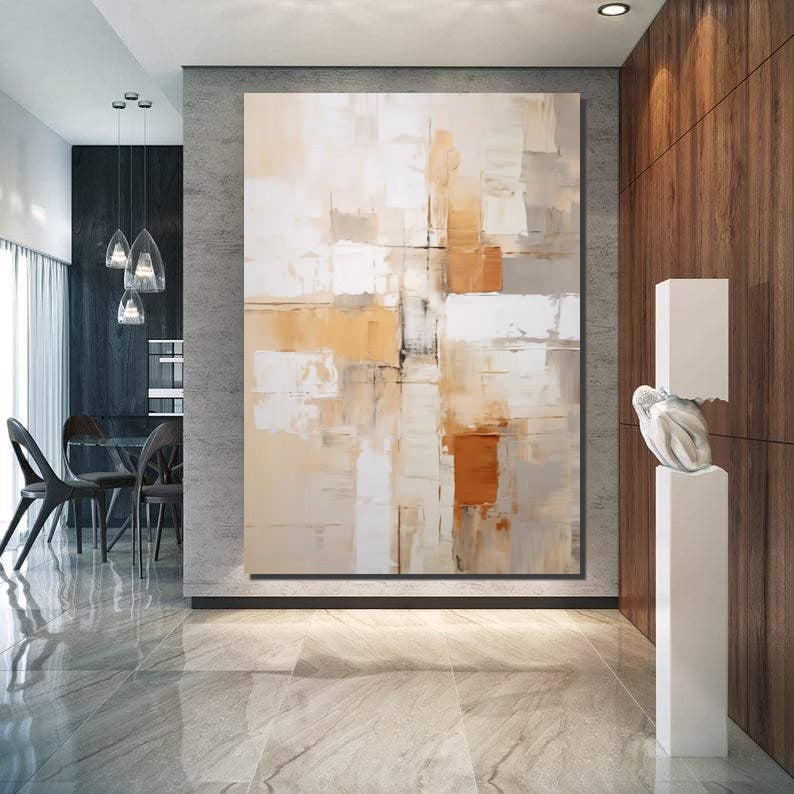 Simple Wall Art Ideas, Modern Abstract Painting, Buy Art Online, Large Acrylic Canvas Paintings, Dining Room Abstract Paintings-artworkcanvas