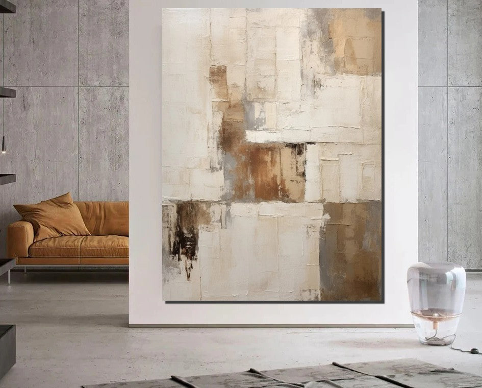 Modern Abstract Art for Dining Room, Extra Large Paintings for Living Room, Hand Painted Wall Art Paintings, Abstract Acrylic Painting-artworkcanvas