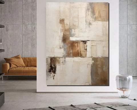 Modern Abstract Art for Dining Room, Extra Large Paintings for Living Room, Hand Painted Wall Art Paintings, Abstract Acrylic Painting-artworkcanvas