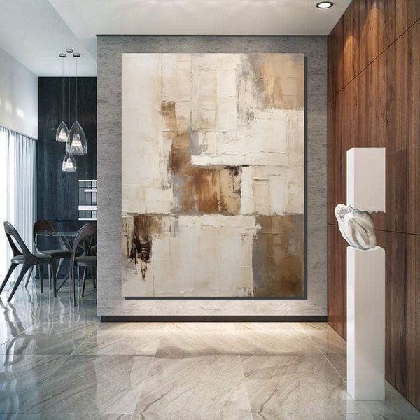 Modern Abstract Art for Dining Room, Extra Large Paintings for Living Room, Hand Painted Wall Art Paintings, Abstract Acrylic Painting-artworkcanvas