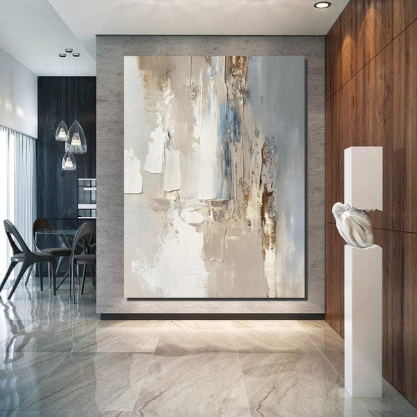 Large Abstract Paintings for Bedroom, Simple Modern Wall Art Ideas, Abstract Painting Ideas for Living Room, Hand Painted Acrylic Painting-artworkcanvas