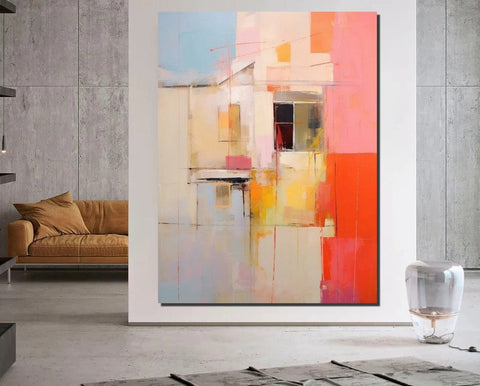 Acrylic Abstract Art, Modern Abstract Acrylic Painting, Living Room Wall Painting, Extra Large Paintings, Large Paintings for Living Room-artworkcanvas