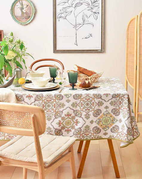 Large Rectangle Tablecloth for Dining Room Table, Rectangular Table Covers for Kitchen, Square Tablecloth for Coffee Table, Farmhouse Table Cloth, Wedding Tablecloth-artworkcanvas