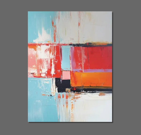 Palette Knife Paintings, Modern Paintings for Living Room, Hand Painted Canvas Art, Simple Painting Ideas for Bedroom