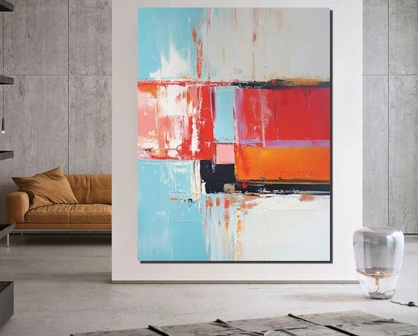 Palette Knife Paintings, Modern Paintings for Living Room, Hand Painted Canvas Art, Simple Painting Ideas for Bedroom