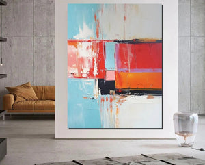 Palette Knife Paintings, Modern Paintings for Living Room, Hand Painted Canvas Art, Simple Painting Ideas for Bedroom-artworkcanvas