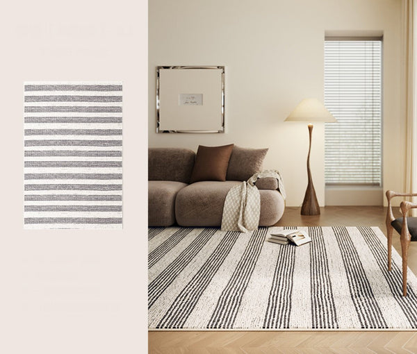 Contemporary Modern Rugs for Bedroom, Geometric Modern Rugs for Sale, Modern Rug Placement Ideas for Living Room, Abstract Rugs for Dining Room-artworkcanvas