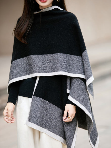 Wool Scarf, Winter Shawl, Soft Wool Scarf for women, Christmas Holiday Gift, Evening Wrap, Large Winter Shawl, Elegant Shawl, Warm Cape, Winter Scarves-artworkcanvas