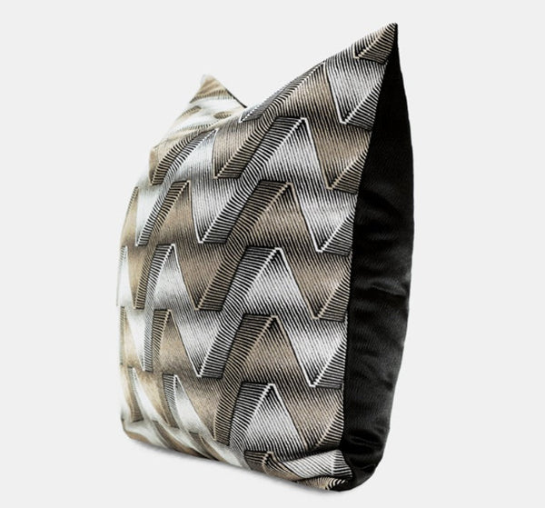 Large Square Decorative Throw Pillows for Couch, Geometric Modern Sofa Pillows, Large Decorative Throw Pillows, Geometric Sofa Pillows for Interior Design-artworkcanvas