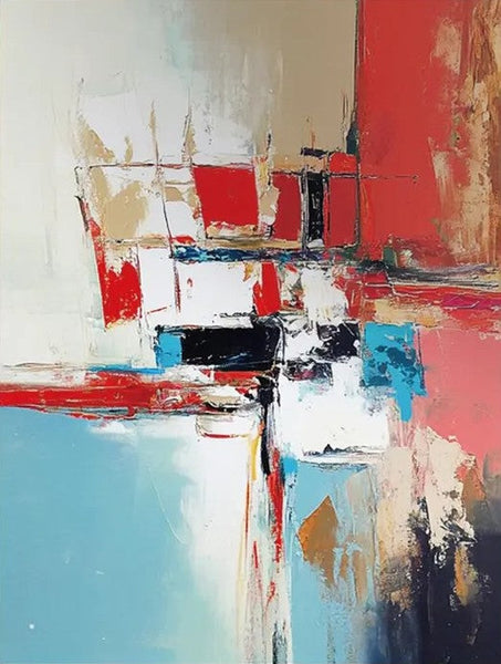 Living Room Abstract Paintings, Impasto Painting, Modern Abstract Painting, Large Acrylic Canvas Paintings, Large Wall Art Ideas-artworkcanvas
