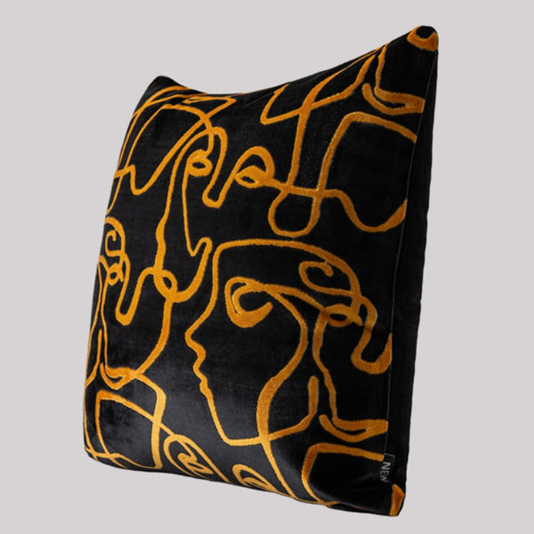 Modern Sofa Throw Pillows for Bedroom, Large Decorative Sofa Pillows, Abstract Contemporary Pillow for Couch-artworkcanvas