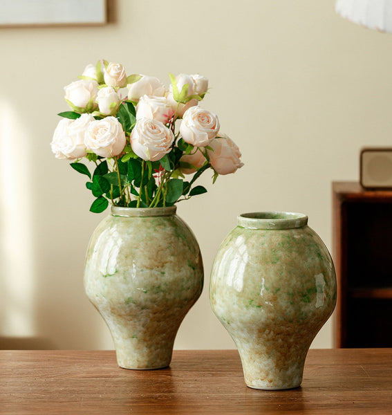Centerpiece Ceramic Bud Vases, Porcelain Flower Vases, Flower Vases on Table, Handmade Water Holding Flower Vase-artworkcanvas