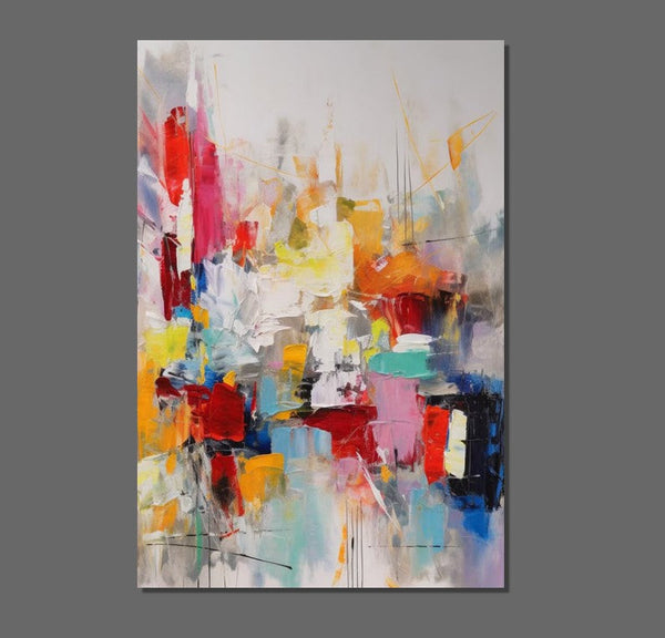 Simple Abstract Art, Wall Art Paintings for Bedroom, Large Paintings for Dining Room, Acrylic Painting on Canvas, Simple Modern Art Paintings