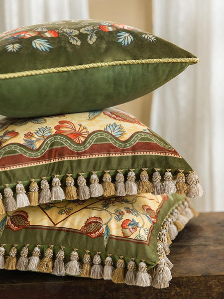 Modern Sofa Pillows, Decorative Throw Pillows, Beautiful Throw Pillows, Short Velvet Pillow Cover, Decorative Pillows for Living Room-artworkcanvas