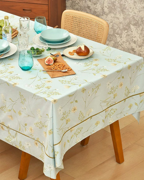 Farmhouse Table Cloth, Wedding Tablecloth, Large Rectangle Tablecloth for Dining Room Table, Rectangular Table Covers for Kitchen, Square Tablecloth for Coffee Table-artworkcanvas