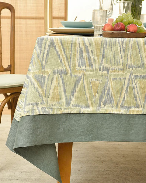 Geometric Modern Table Covers for Kitchen, Extra Large Rectangle Tablecloth for Dining Room Table, Country Farmhouse Tablecloths for Oval Table-artworkcanvas