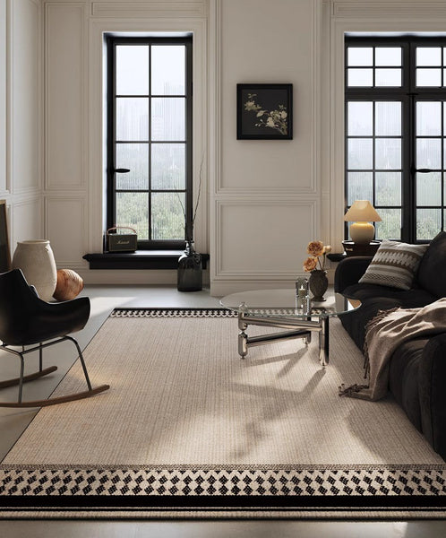 Modern Area Rugs under Sofa, Abstract Contemporary Rugs for Bedroom, Large Modern Rugs for Living Room, Dining Room Floor Rugs, Modern Carpets for Office-artworkcanvas