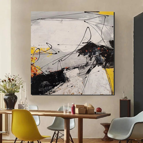 Extra Large Abstract Paintings on Canvas, Hand Painted Abstract Painting, Bedroom Wall Art Ideas, Simple Painting Ideas for Bedroom-artworkcanvas