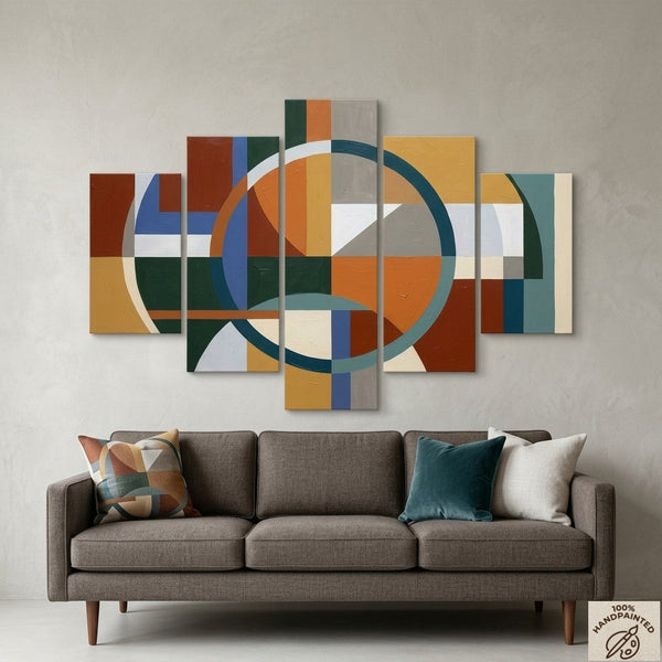 Acrylic Abstract Wall Art Paintings, Original Abstract Paintings, Modern Canvas Artwork for Living Room-artworkcanvas