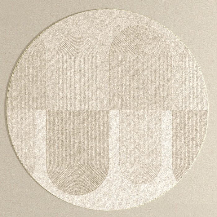 Contemporary Area Rugs, Abstract Modern Area Rugs under Coffee Table, Round Area Rugs, Modern Rugs in Bedroom, Dining Room Area Rug-artworkcanvas