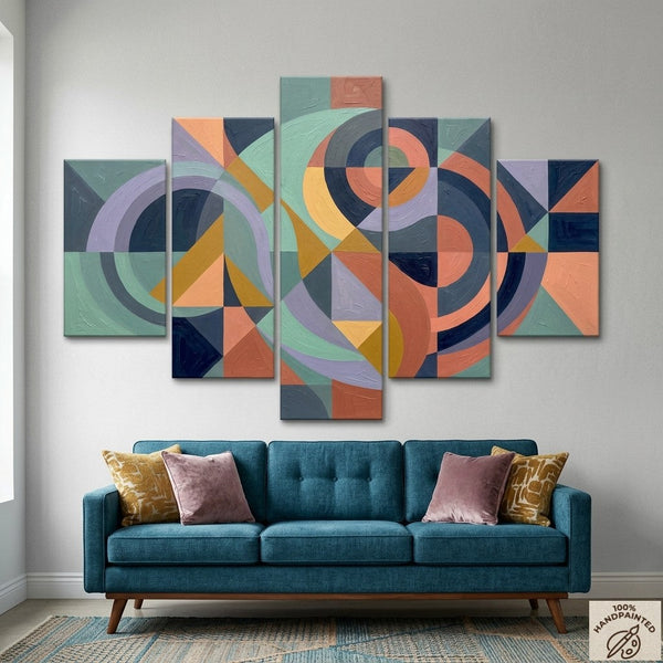 Original Abstract Paintings, Modern Canvas Artwork for Living Room, Large Abstract Wall Art Paintings