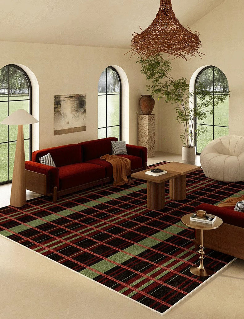 Abstract Contemporary Modern Rugs for Dining Room, Mid Century Modern ...