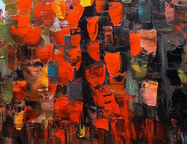 Canvas Art, Heavy Texture Painting, Wall Art, Modern Artwork, Custom Extra Large Painting
