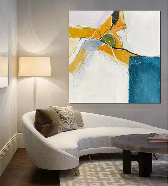 Bedroom Wall Art Paintings, Contemporary Wall Art Paintings, Acrylic Paintings for Living Room, Large Simple Modern Art, Abstract Acrylic Painting