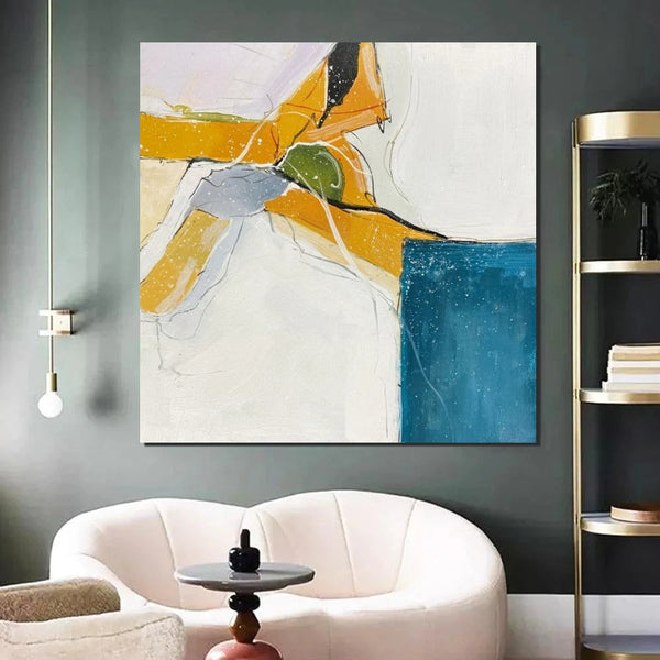 Bedroom Wall Art Paintings, Contemporary Wall Art Paintings, Acrylic Paintings for Living Room, Large Simple Modern Art, Abstract Acrylic Painting