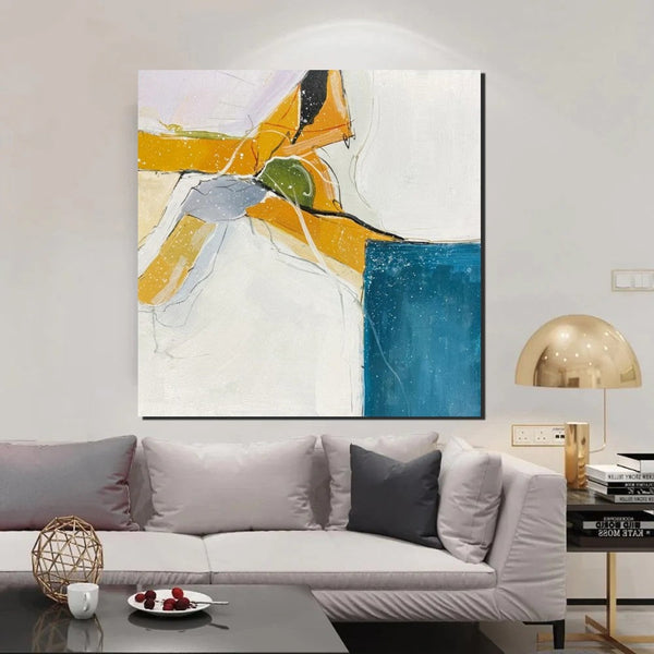 Bedroom Wall Art Paintings, Contemporary Wall Art Paintings, Acrylic Paintings for Living Room, Large Simple Modern Art, Abstract Acrylic Painting