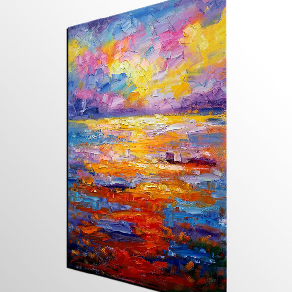 Large Oil Painting on Canvas, Abstract Canvas Paintings,, Custom Abstract Wall Art Painting, Canvas Painting for Living Room