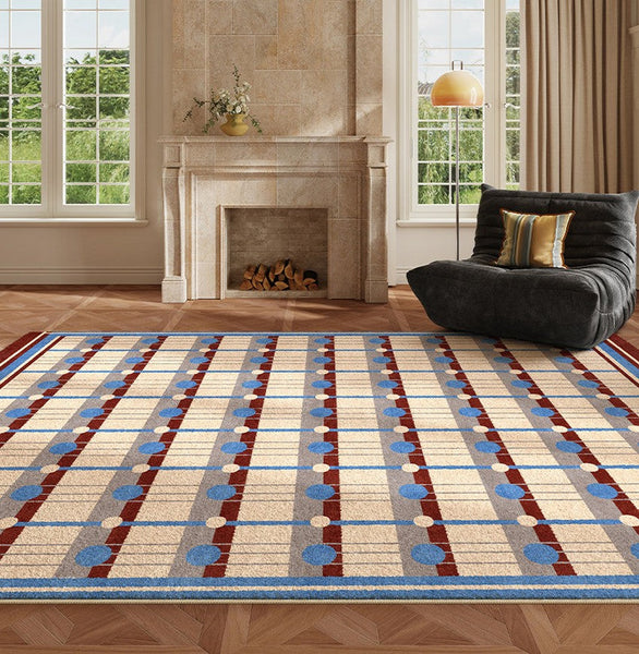 Modern Living Room Rug Ideas, Mid Century Modern Rugs for Bedroom, Large Contemporary Area Rugs for Dining Room-artworkcanvas