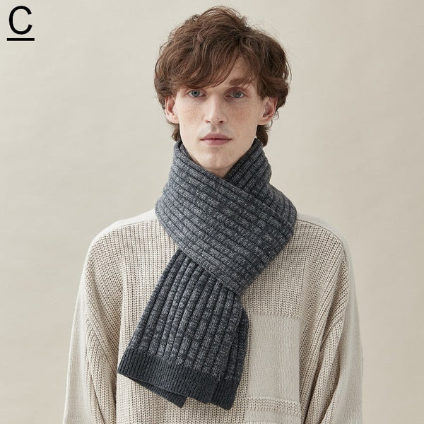 Modern Fashion Scarf, Formal Men Scarf Styles, Pure Wool Scarf, Casual Scarf Men, Business Wool Scarf for Gentleman, Men's Winter Scarf, Men's Wool Scarf Winter-artworkcanvas
