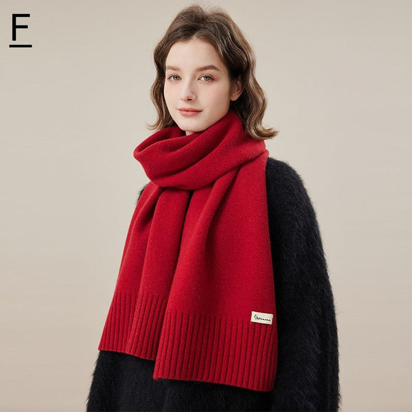 Wool Scarf for Women, Casual Scarf for Women, Fashion Designer Scarf, Cold Weather Scarf, Modern Winter Scarf, Soft Cashmere Scarf for Women-artworkcanvas