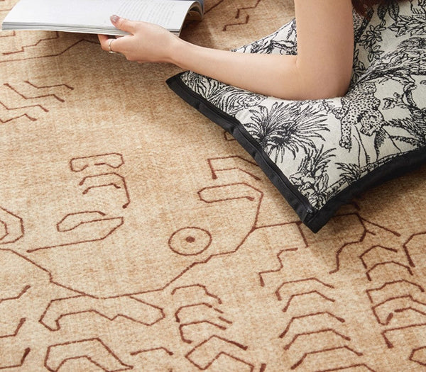 Modern Rugs for Dining Room, Bedroom Modern Rugs, Abstract Geometric Modern Rugs, Contemporary Modern Rugs for Living Room-artworkcanvas