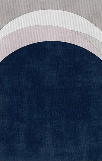 Abstract Blue Contemporary Modern Rugs in Bedroom, Dining Room Floor Carpets, Large Modern Living Room Rugs, Geometric Modern Area Rugs-artworkcanvas