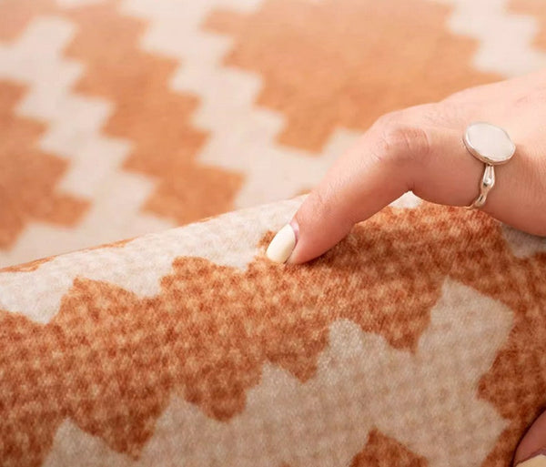 Abstract Modern Area Rugs for Bedroom, Contemporary Modern Rug for Living Room, Geometric Round Rugs for Dining Room, Circular Modern Rugs under Chairs-artworkcanvas