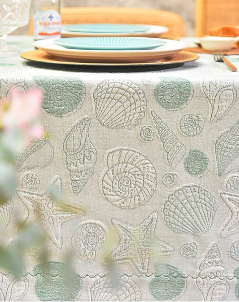 Modern Dining Room Table Cloths, Farmhouse Table Cloth, Wedding Tablecloth, Square Tablecloth for Round Table, Cotton Rectangular Table Covers for Kitchen-artworkcanvas