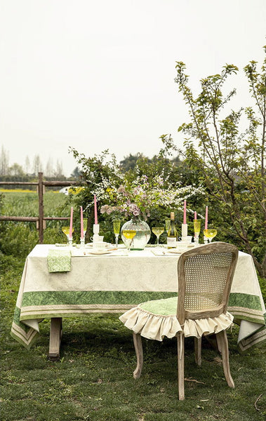 Farmhouse Table Cloth, Lilies of the Valley, Flower Pattern Tablecloth, Rectangle Tablecloth for Dining Room Table, Square Tablecloth, Wedding Tablecloth, Waterproof Tablecloth-artworkcanvas