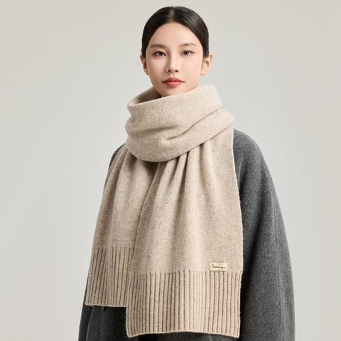 Modern Wool Scarf for Women, Soft Cashmere Scarf for Women, Casual Scarf for Women, Cold Weather Scarf, Fashion Designer Scarf, Winter Scarf-artworkcanvas