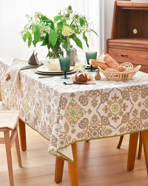 Large Rectangle Tablecloth for Dining Room Table, Rectangular Table Covers for Kitchen, Square Tablecloth for Coffee Table, Farmhouse Table Cloth, Wedding Tablecloth-artworkcanvas