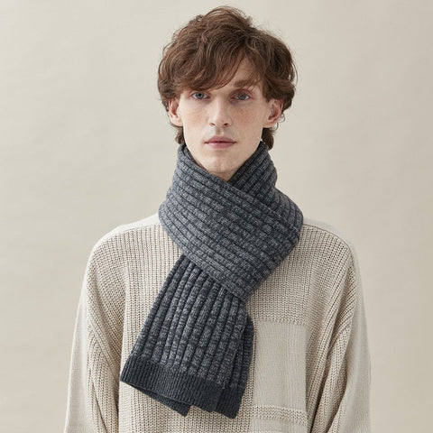 Pure Wool Scarf, Modern Fashion Scarf, Formal Men Scarf Styles, Casual Scarf Men, Business Wool Scarf for Gentleman, Men's Winter Scarf, Men's Wool Scarf Winter-artworkcanvas