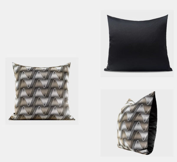 Large Square Decorative Throw Pillows for Couch, Geometric Modern Sofa Pillows, Large Decorative Throw Pillows, Geometric Sofa Pillows for Interior Design-artworkcanvas