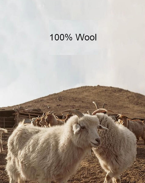 Cashmere Scarf for Gentleman, Long Thick Wool Scarf, Men's Winter Scarf, Red Gray Fashion Scarf, Christmas Gift for Men, Men's Wool Scarf Winter-artworkcanvas